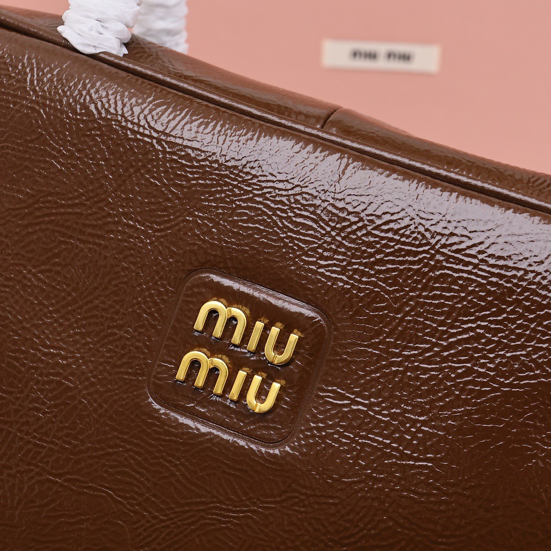 Beau油蠟皮公事包棕色_9