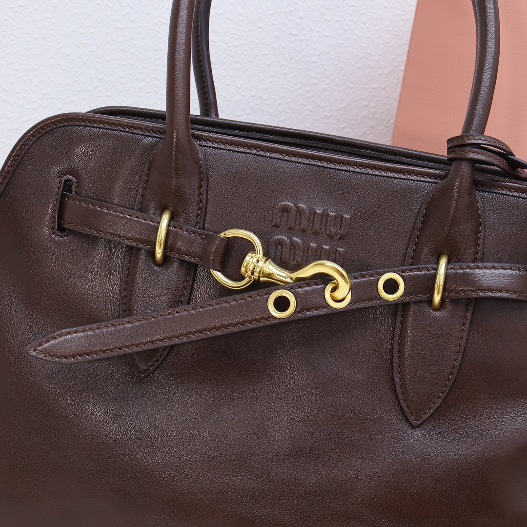 Aventure羊皮中號石南木色_2