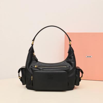 Pocket機車包復古色黑色