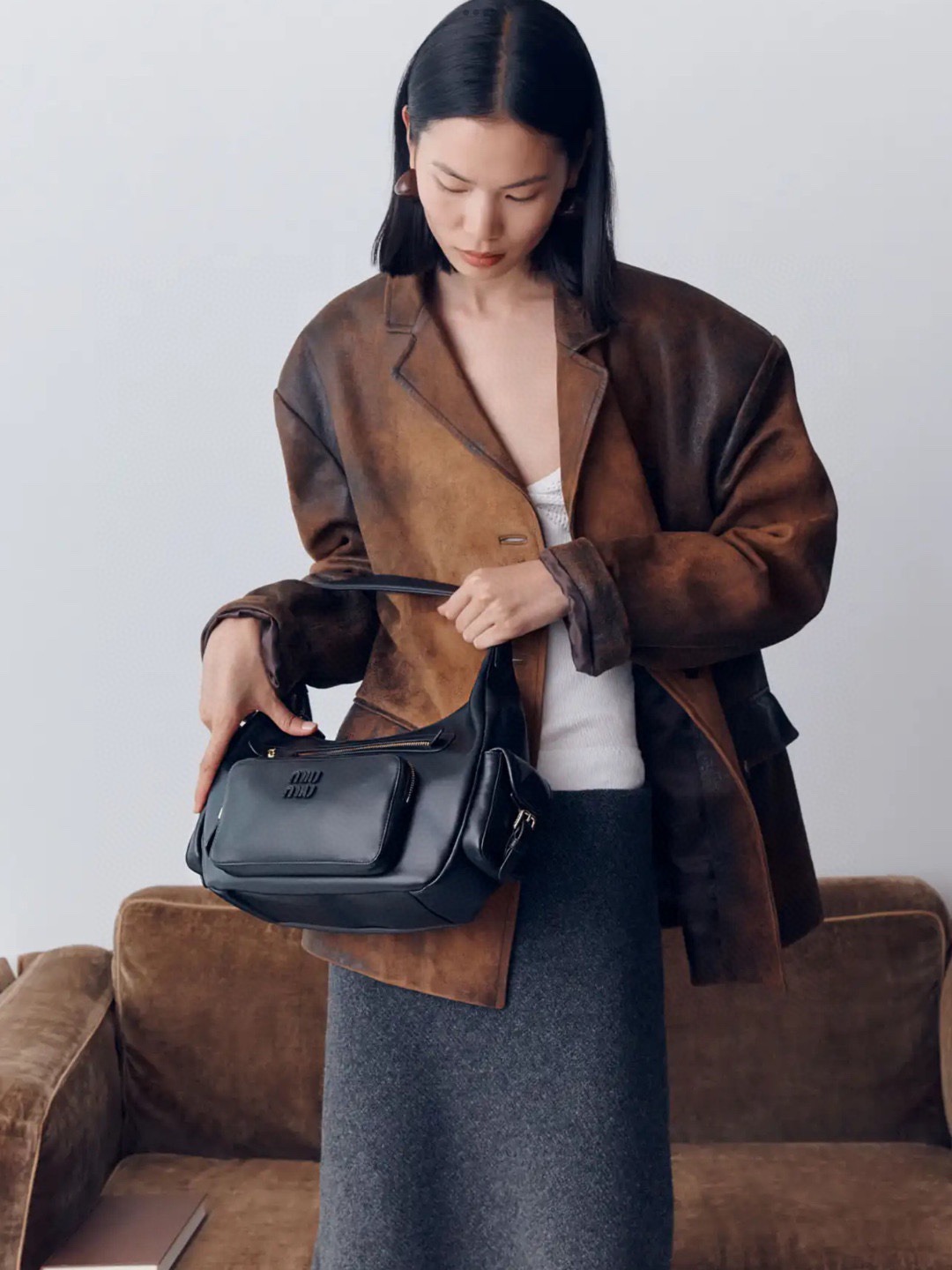 Pocket機車包復古色黑色_11