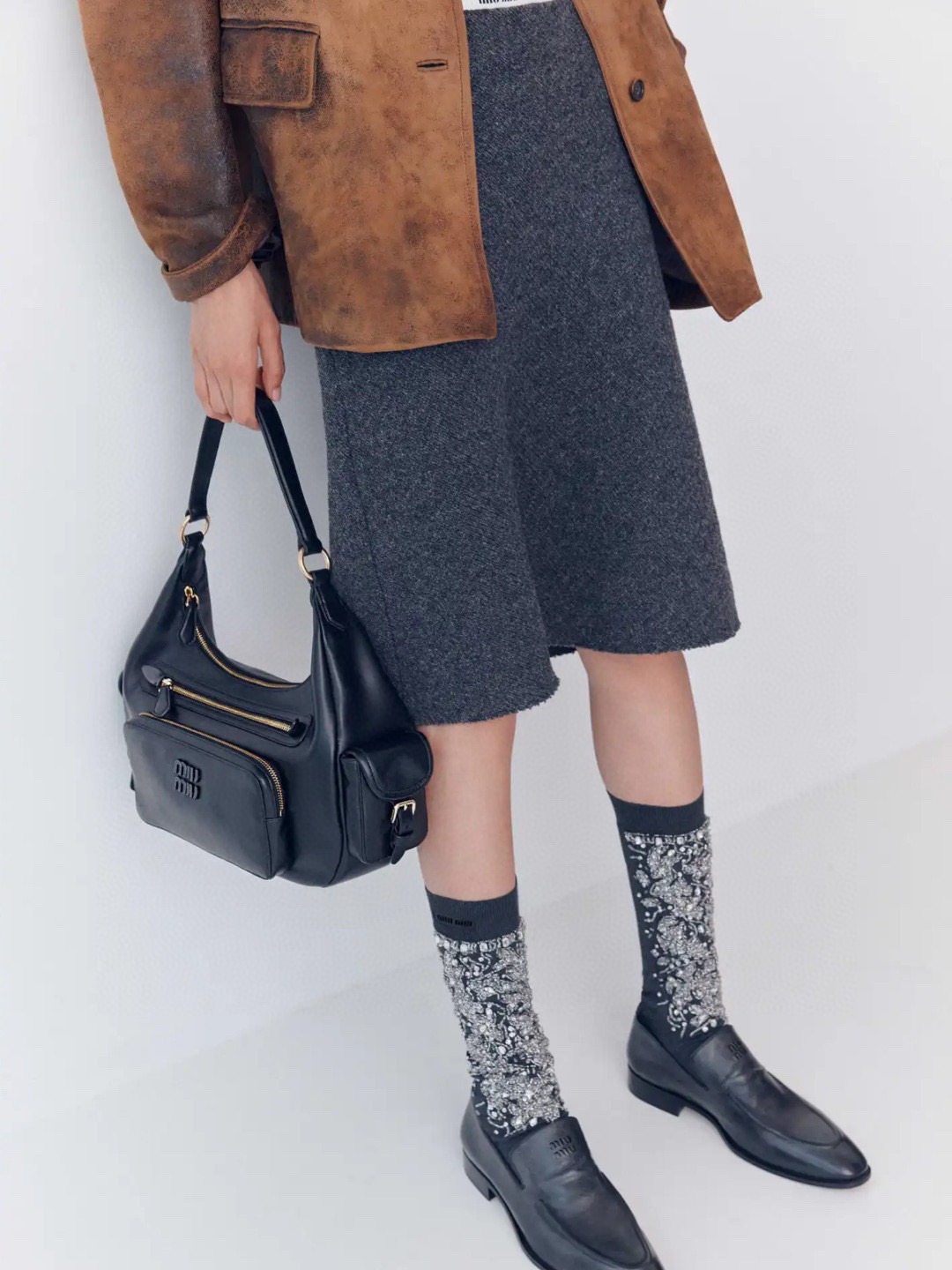 Pocket機車包復古色黑色_12