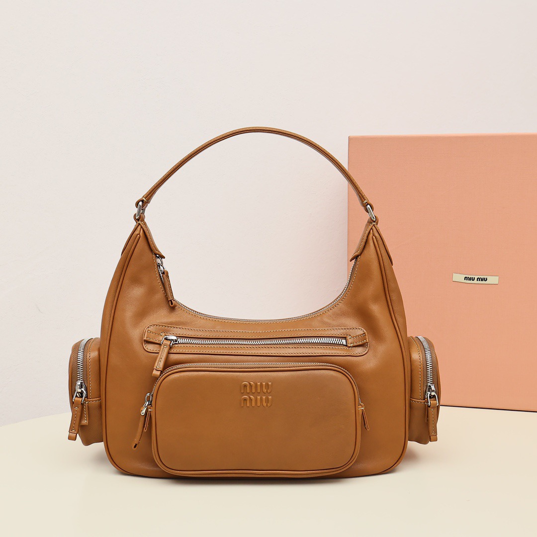 Pocket機車包復古色焦糖色_1