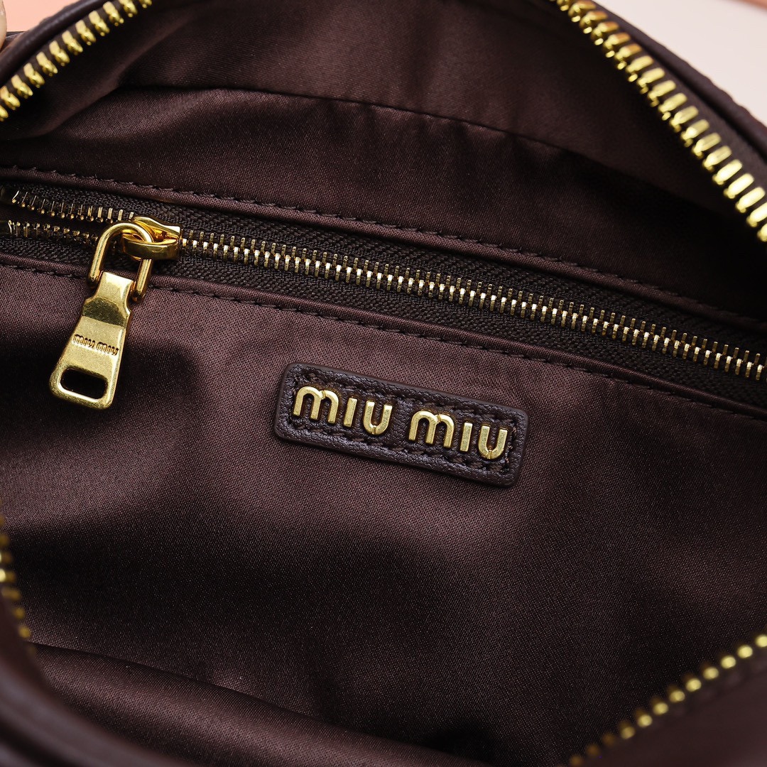 Arcadie褶皺保齡球包勃艮第_9