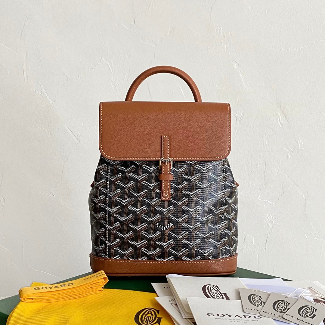 Alpin 迷你雙肩包棕色