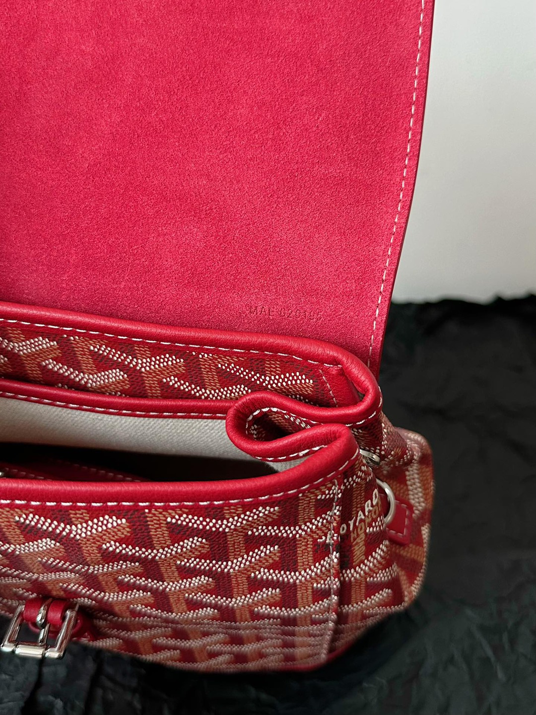 Alpin 迷你雙肩包紅色_8