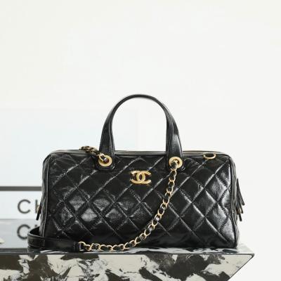 25A油蠟皮保齡球包大號黑色