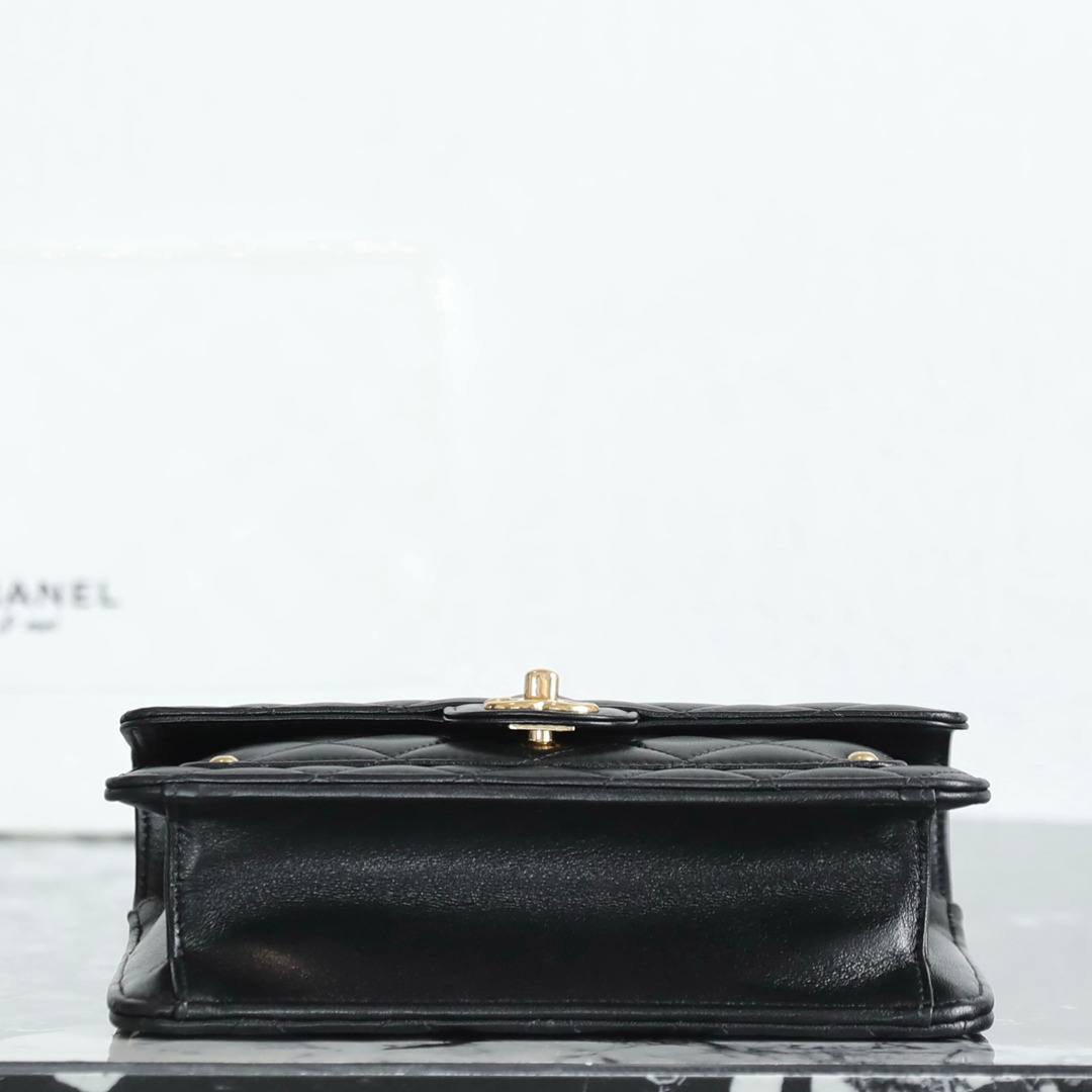 25B秋冬鉚釘Mini郵差包黑色_4