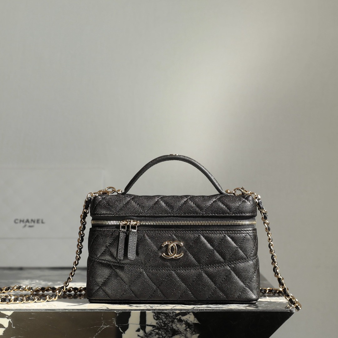 25C LP盒子手拿包黑色_1