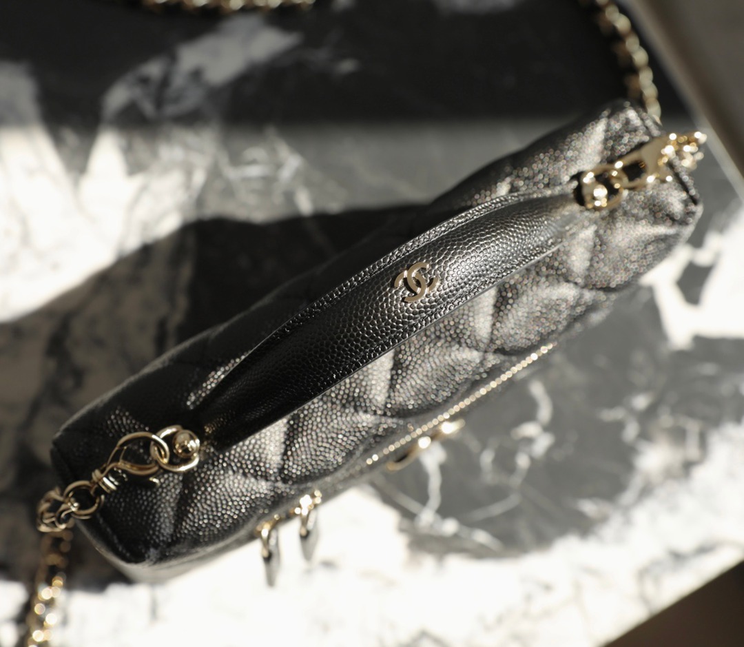 25C LP盒子手拿包黑色_13