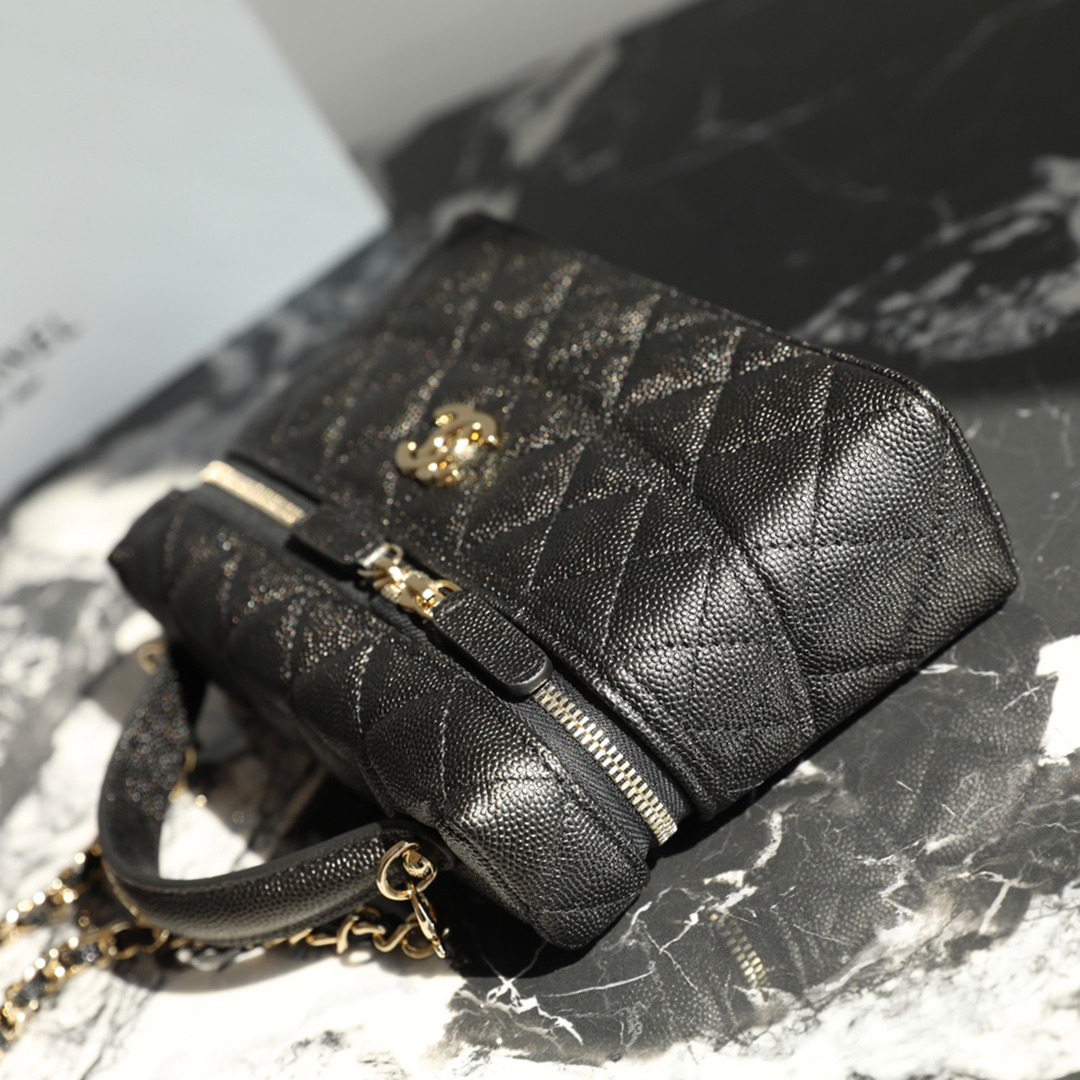 25C LP盒子手拿包黑色_3