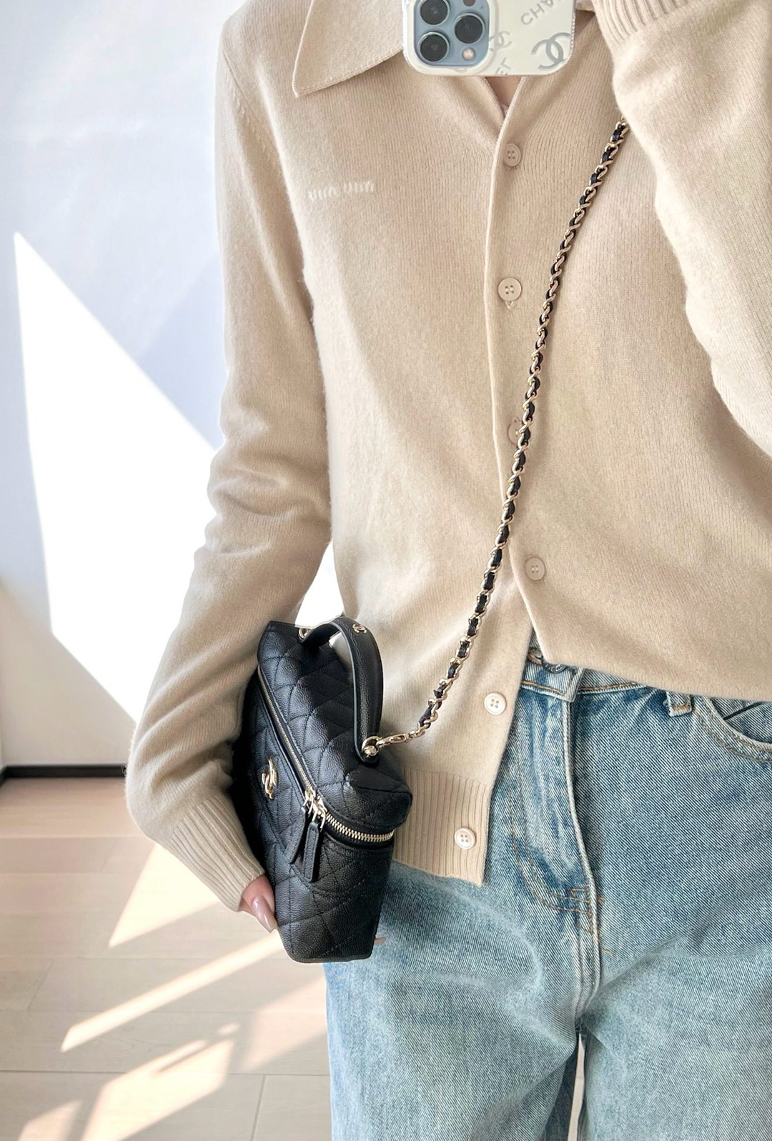 25C LP盒子手拿包黑色_5