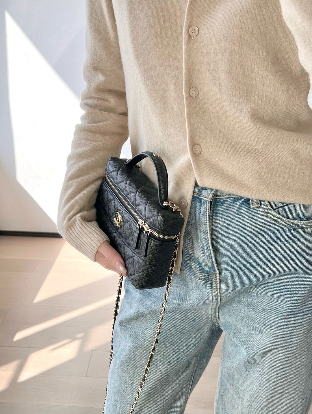 25C LP盒子手拿包黑色_8