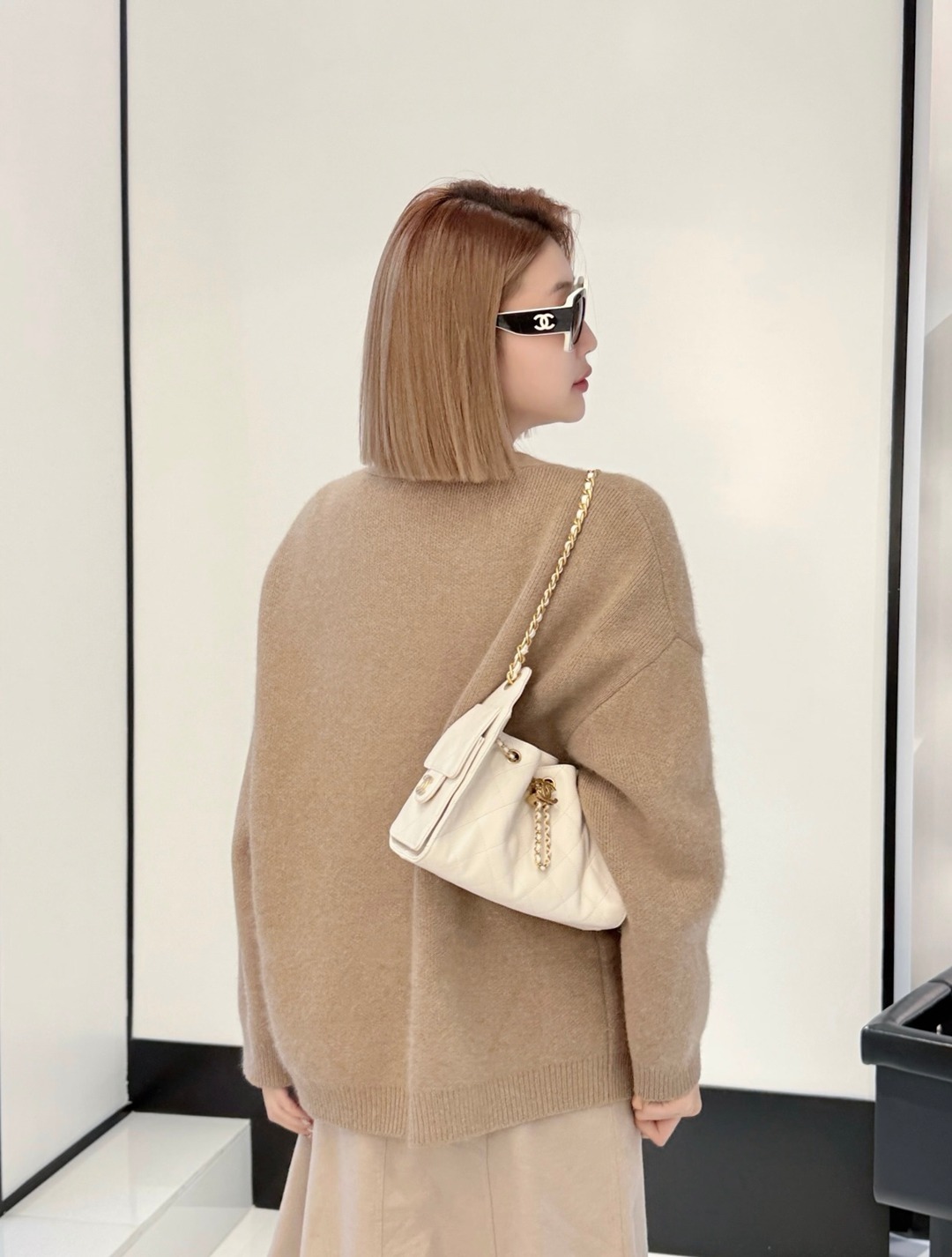 26C 25Bag Mini HandBag球紋白色_4