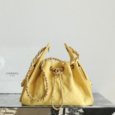 26C 25Bag Mini HandBag麂皮黃色