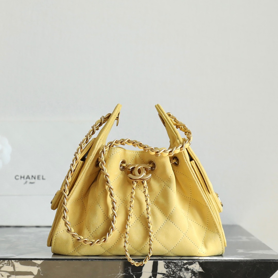 26C 25Bag Mini HandBag麂皮黃色_1