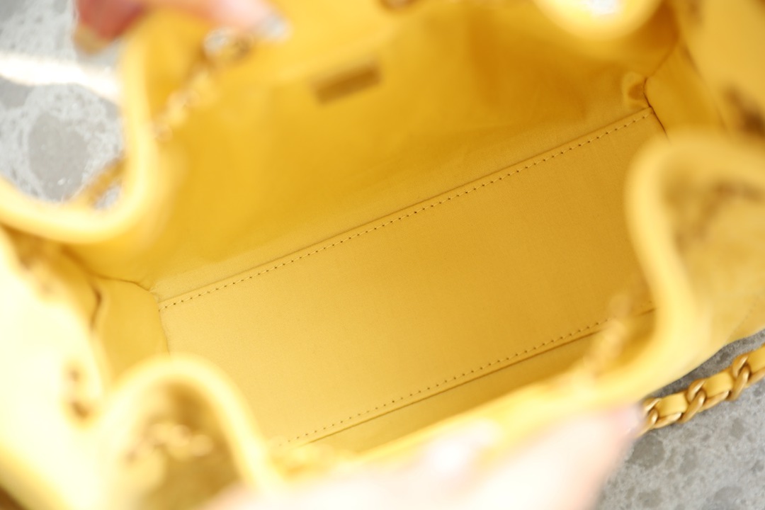 26C 25Bag Mini HandBag麂皮黃色_6