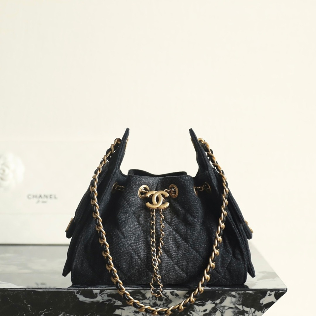 26P 25Bag Mini HandBag丹寧黑牛仔_1