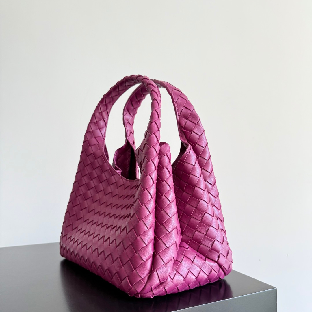 844249 Campana肩背包小號 漿果紅色_3