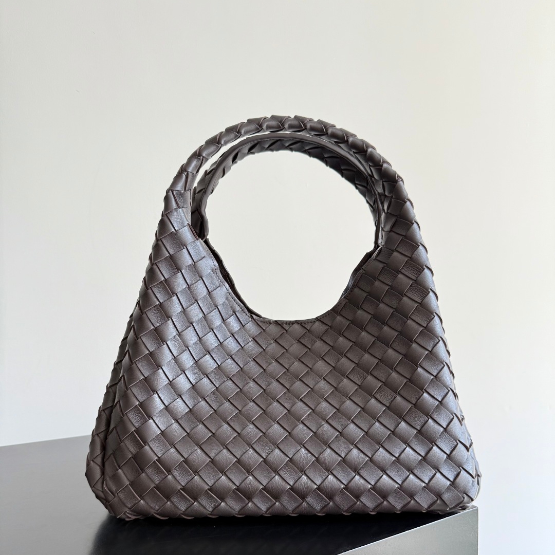 844249 Campana肩背包小號 黑棕色_2