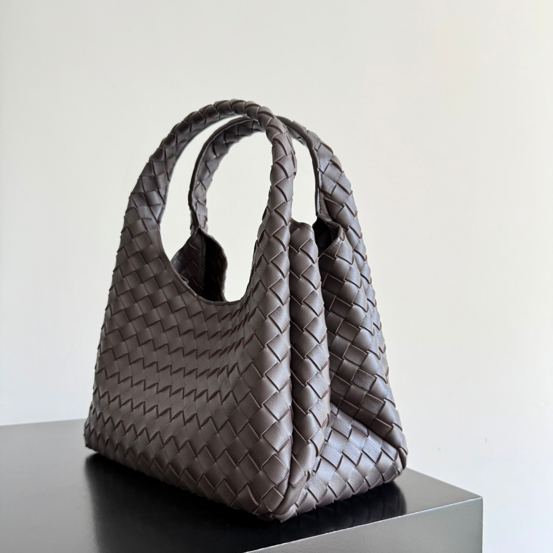 844249 Campana肩背包小號 黑棕色_3