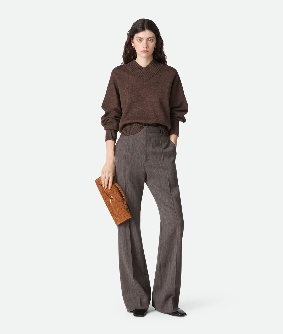 741511手拿晚宴包 反絨琥珀棕_11