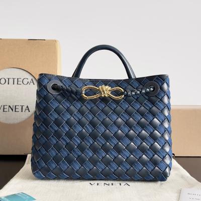 743568 Andiamo蝴蝶結小號 牛仔深藍拼色