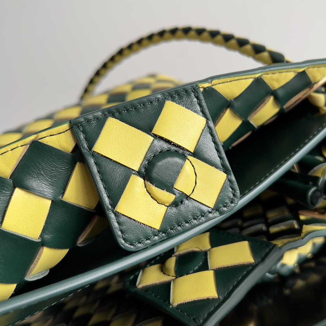 743568 Andiamo蝴蝶結小號 祖母綠/果凍黃色_8