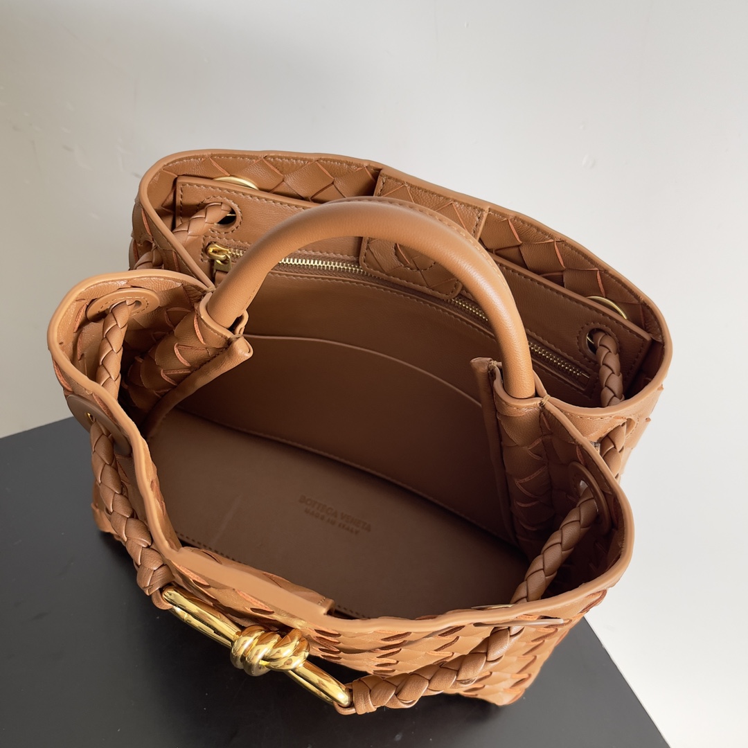 743568 Andiamo蝴蝶結小號 栗棕色_10