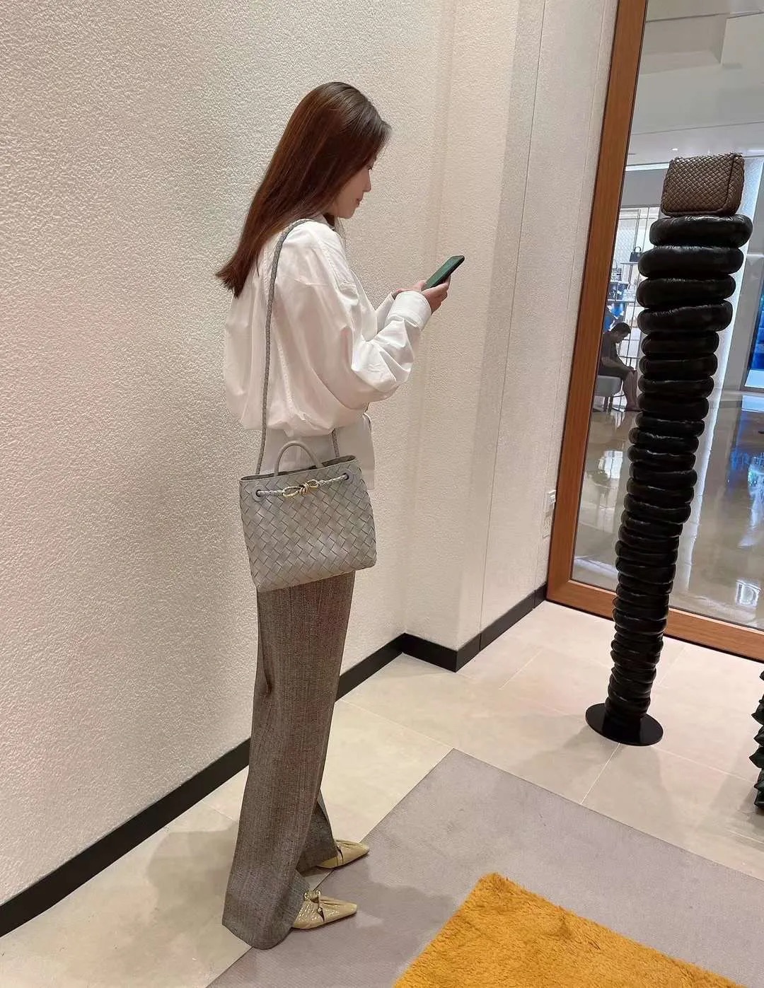 743568 Andiamo蝴蝶結小號 瑪瑙灰色_12