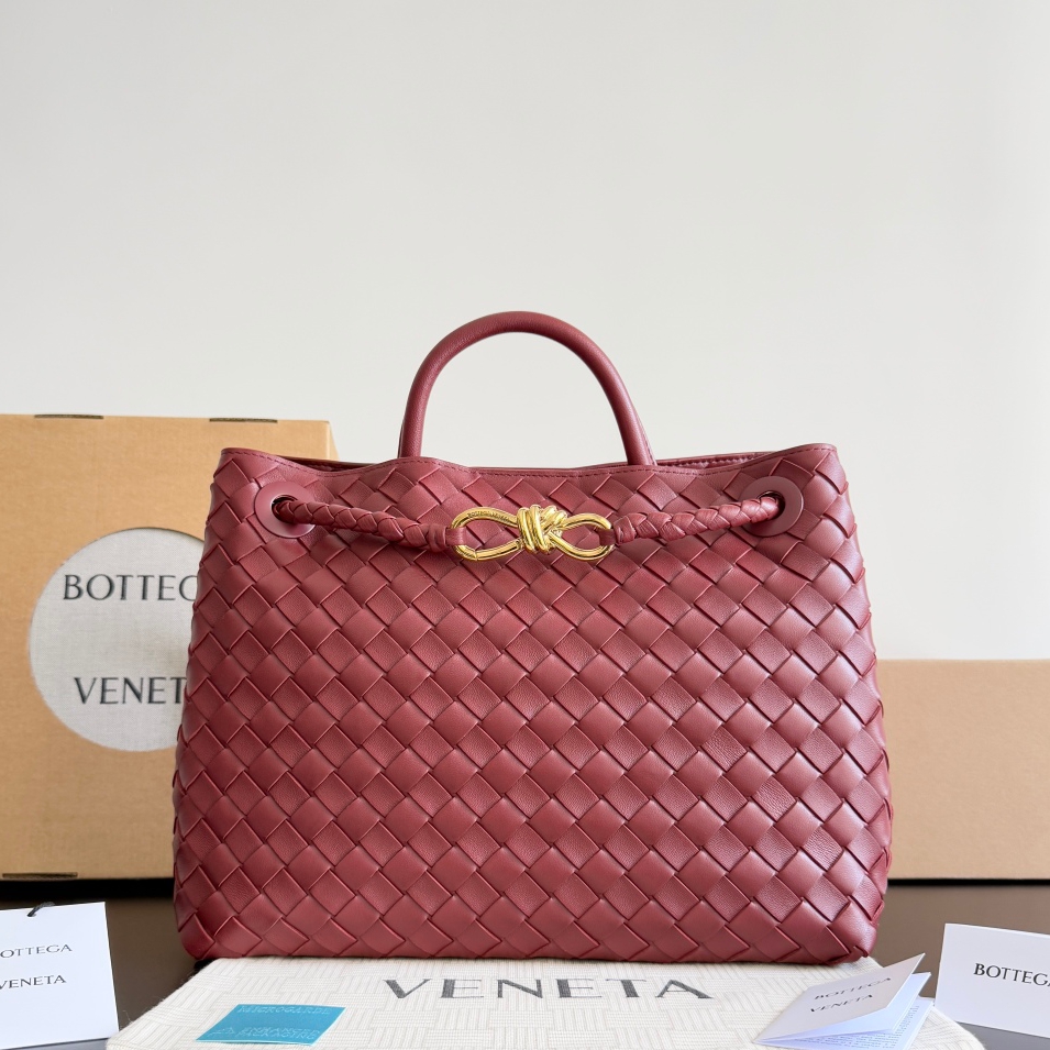 743572 Andiamo蝴蝶結中號 沙比利紅色_1