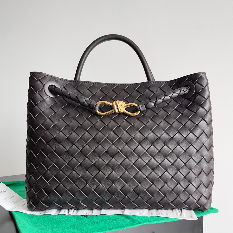 743572 Andiamo蝴蝶結中號 黑棕色_1