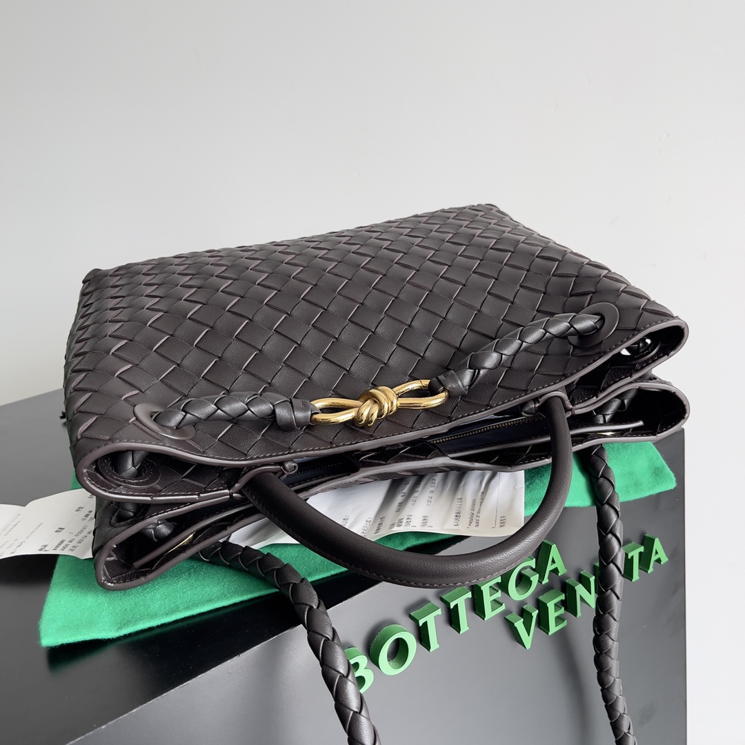 743572 Andiamo蝴蝶結中號 黑棕色_4