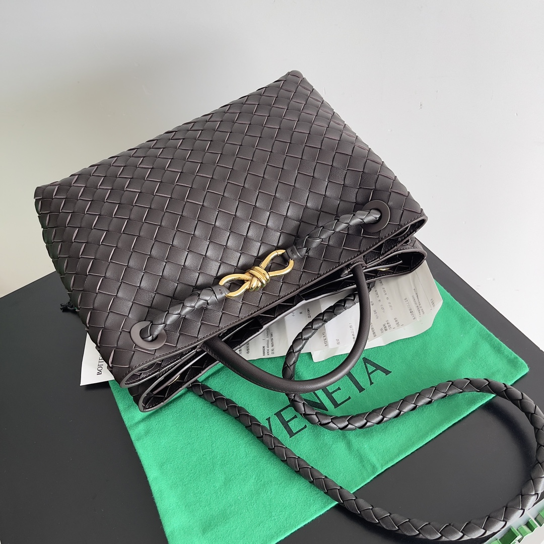 743572 Andiamo蝴蝶結中號 黑棕色_5