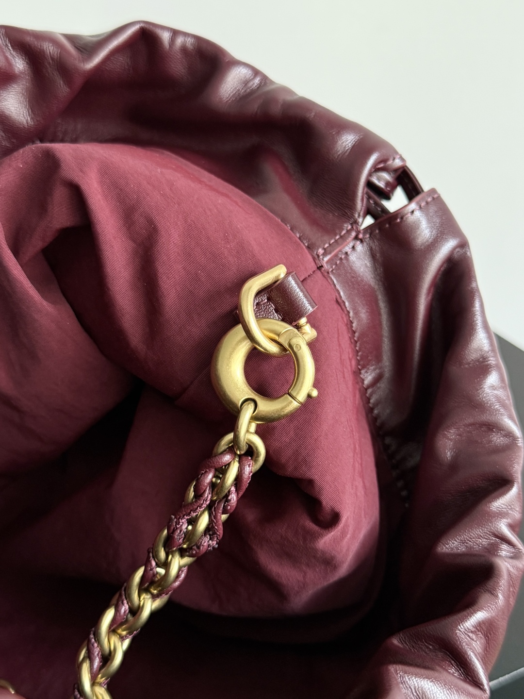 839394鍊條垃圾袋 巴羅紅色_7