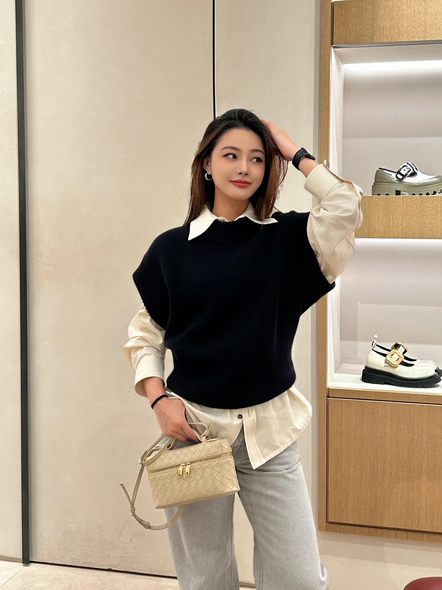 789109化妝包 淡奶油色_11