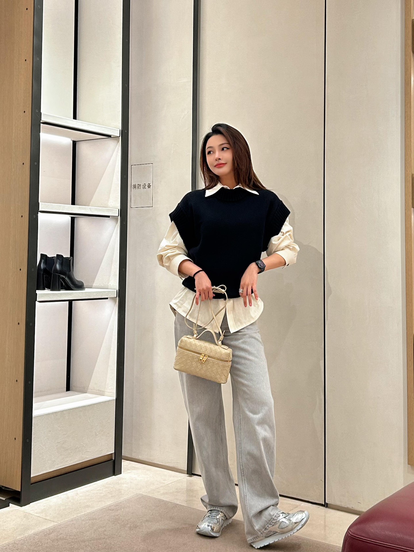 789109化妝包 淡奶油色_12