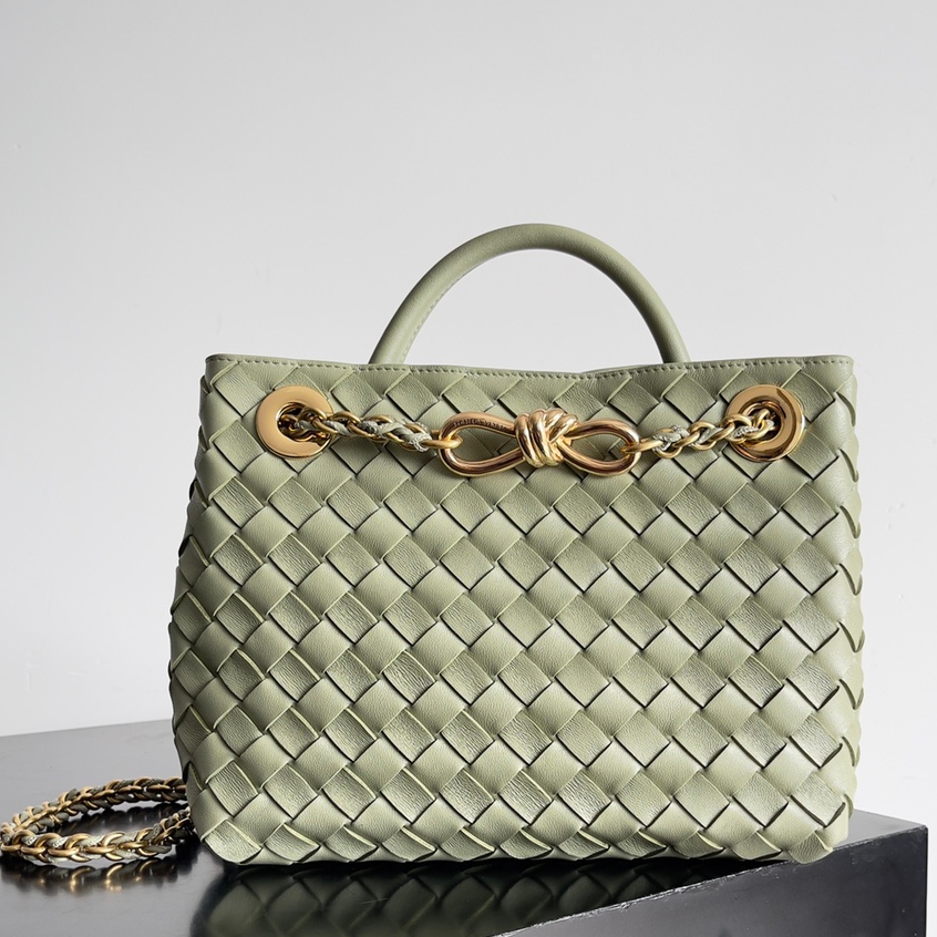 786008小號Andiamo鏈條包 洞石綠_2