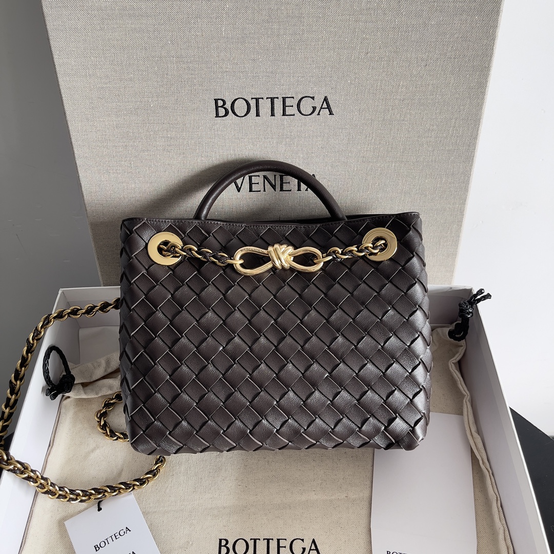 786008小號Andiamo鏈條包 巧克力棕色_1