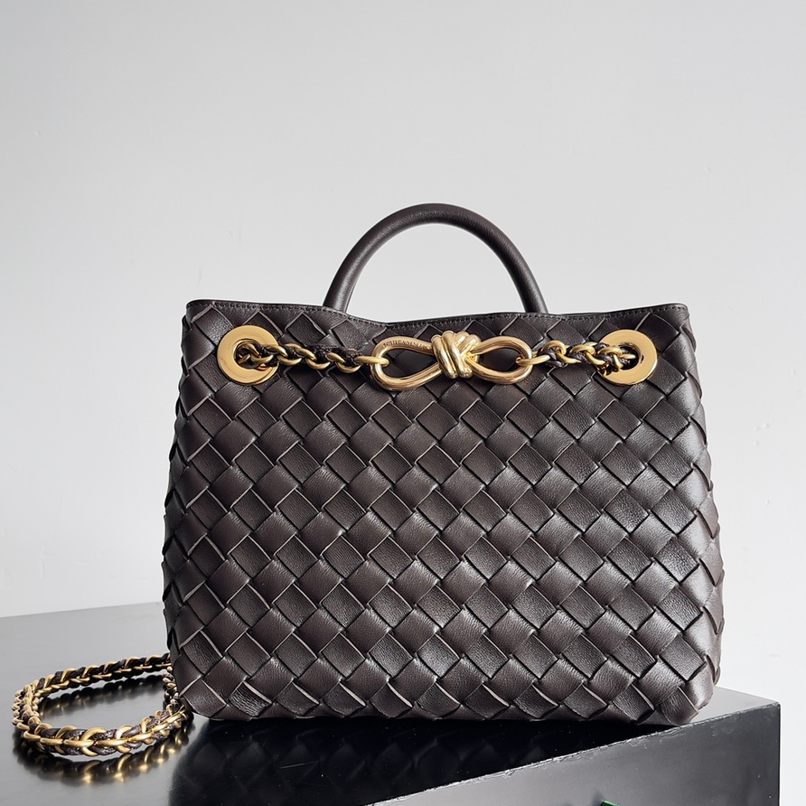 786008小號Andiamo鏈條包 巧克力棕色_2