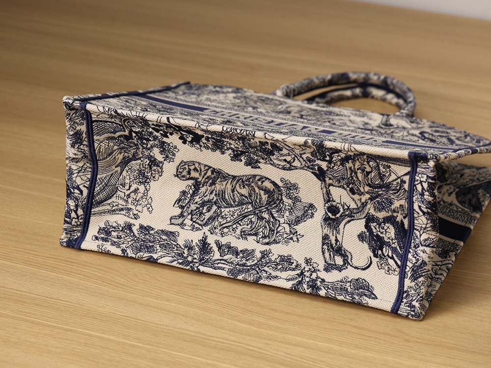 Book Tote 大號藍色動物園_5