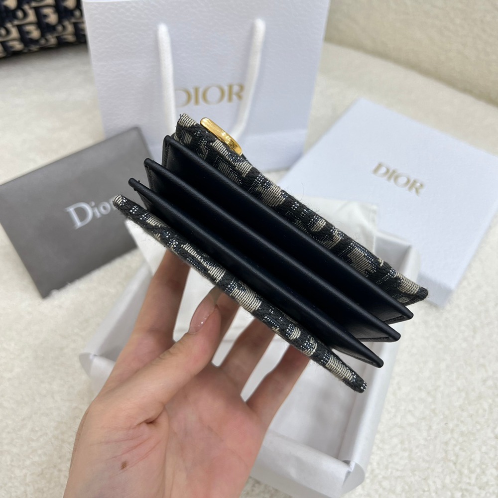 CD 馬鞍5格卡夾 藍D印花_3