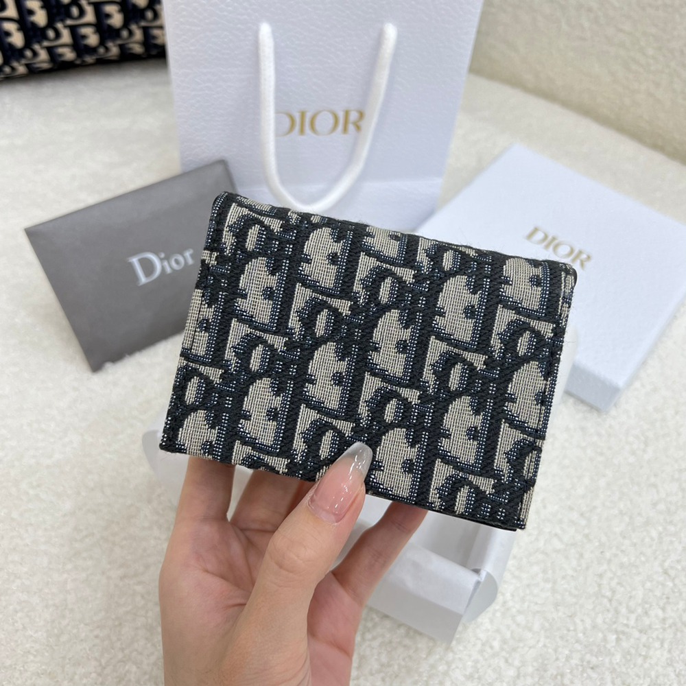 CD 馬鞍5格卡夾 藍D印花_4