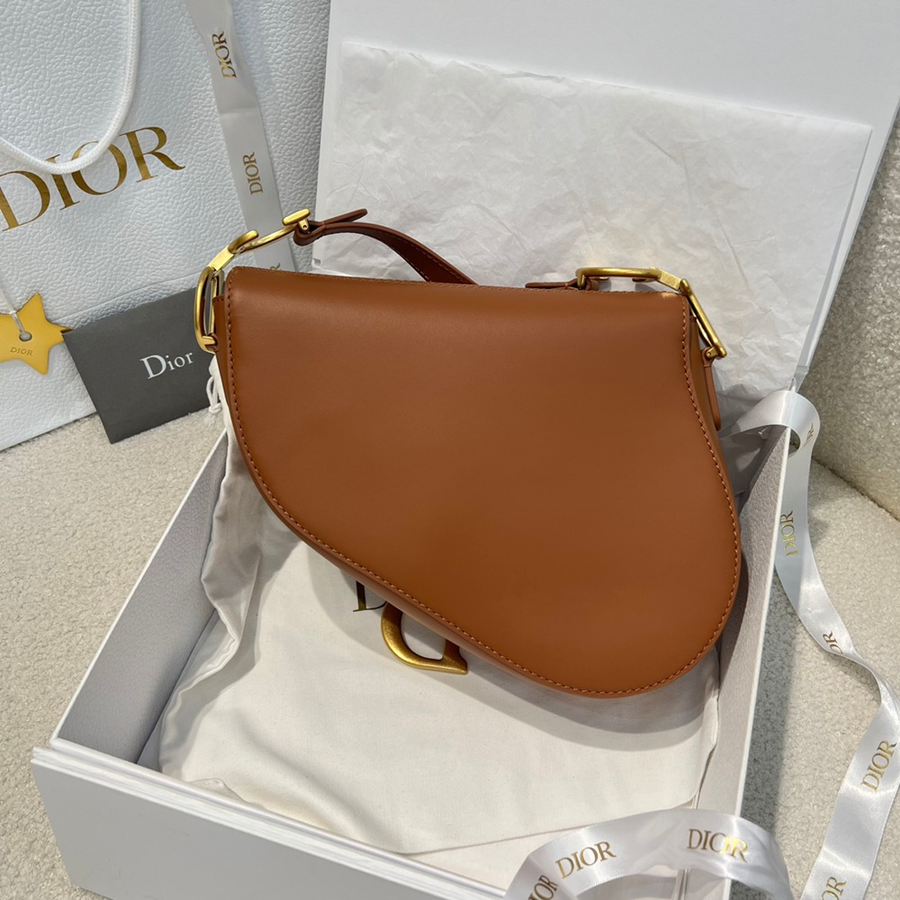 中號 Soft Saddle馬鞍包駝色復古光滑牛皮革_3