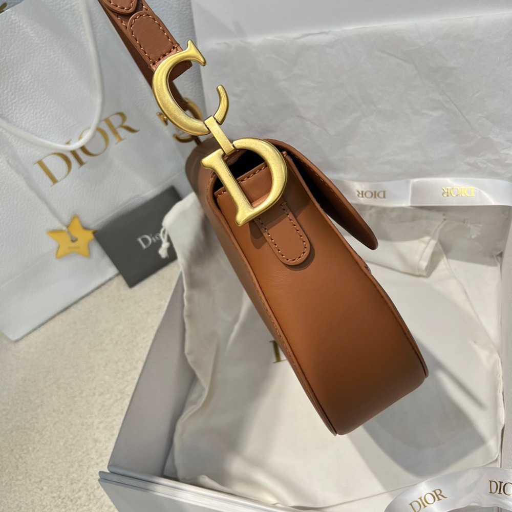 中號 Soft Saddle馬鞍包駝色復古光滑牛皮革_8