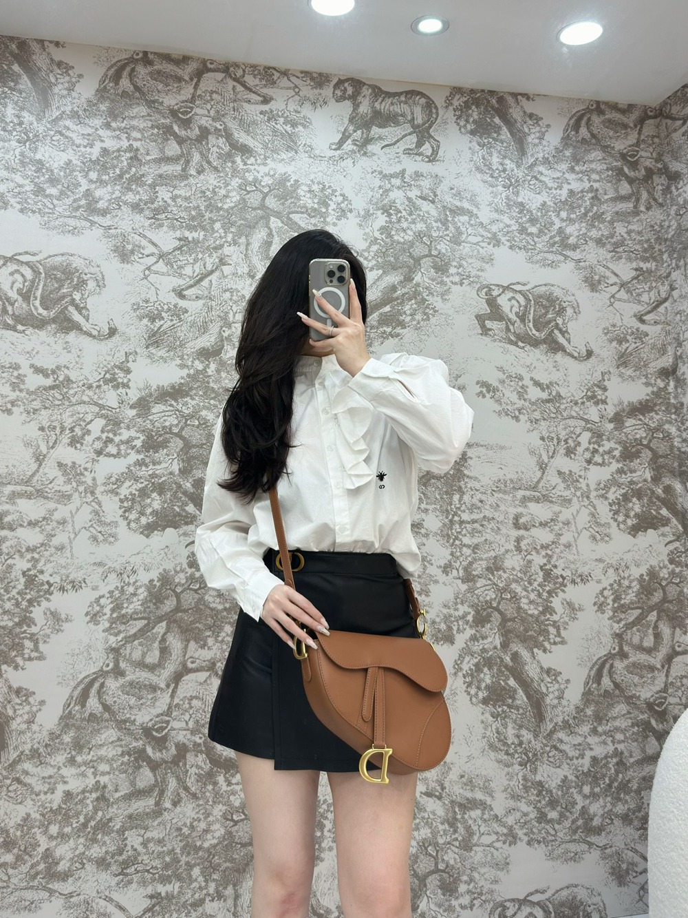 中號 Soft Saddle馬鞍包駝色復古光滑牛皮革_9