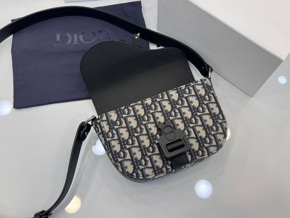 馬鞍手拿包附肩帶藍D_2