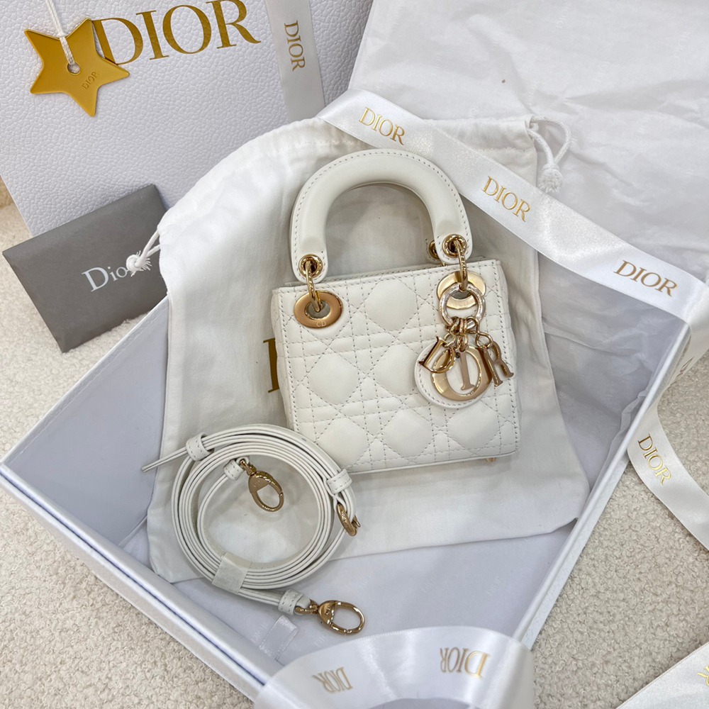 Lady  超迷你白色/羊皮_1