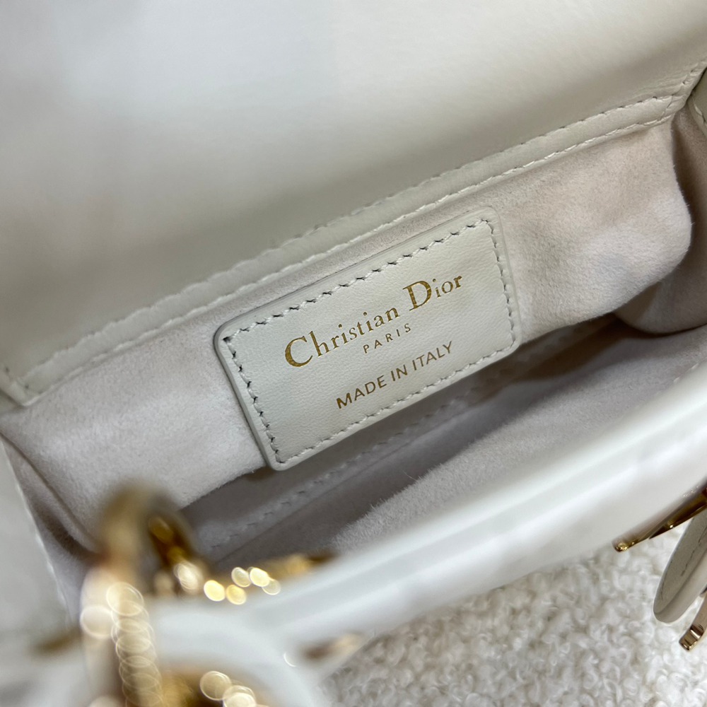 Lady  超迷你白色/羊皮_8