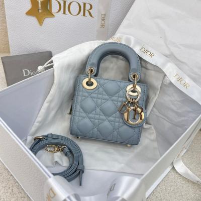 Lady  超迷你雲霧藍/羊皮