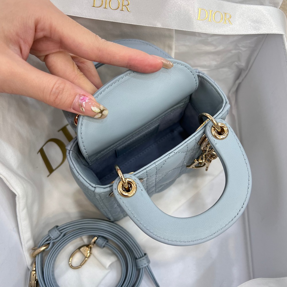 Lady  超迷你雲霧藍/羊皮_8